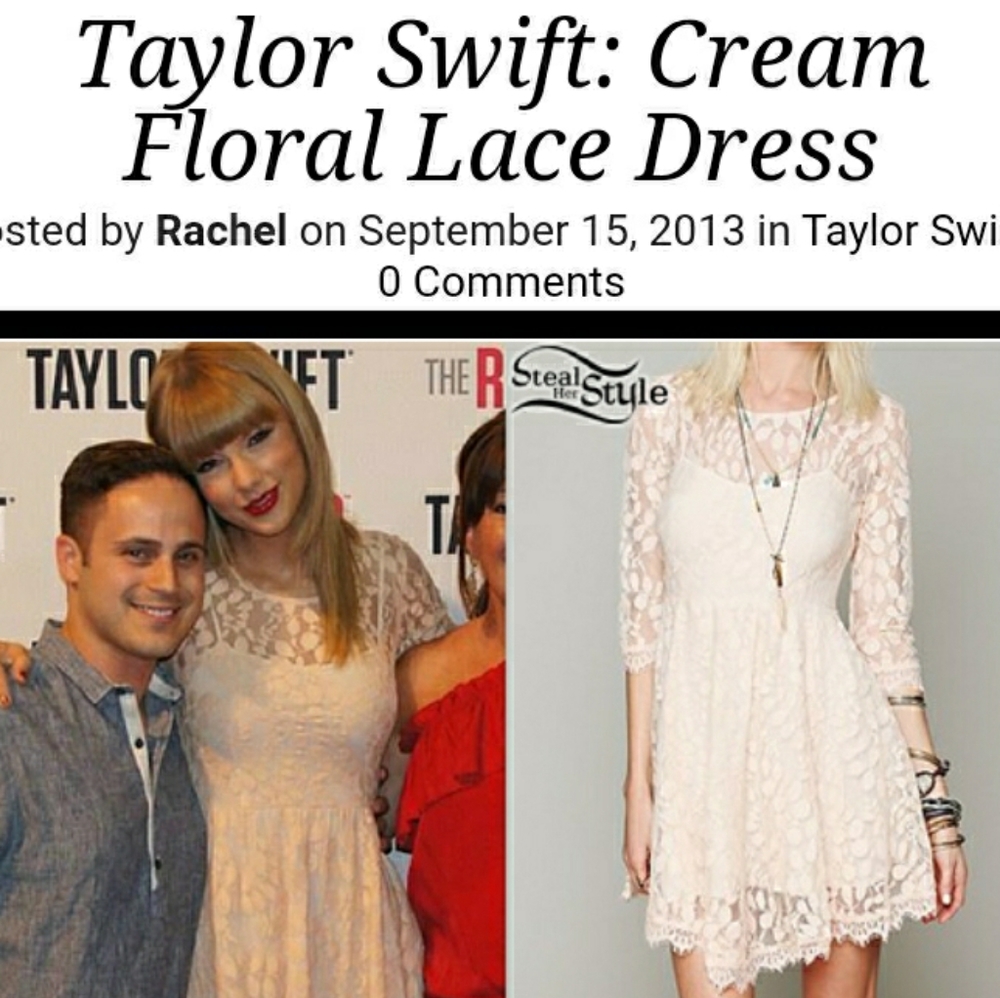 Free People White Lace Ivy Dress - ivory